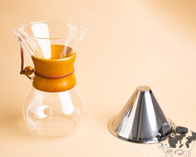 800ml Handmade Glass Flask (Chemex Brewing Method) - Image 3