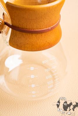 800ml Handmade Glass Flask (Chemex Brewing Method) - Image 4