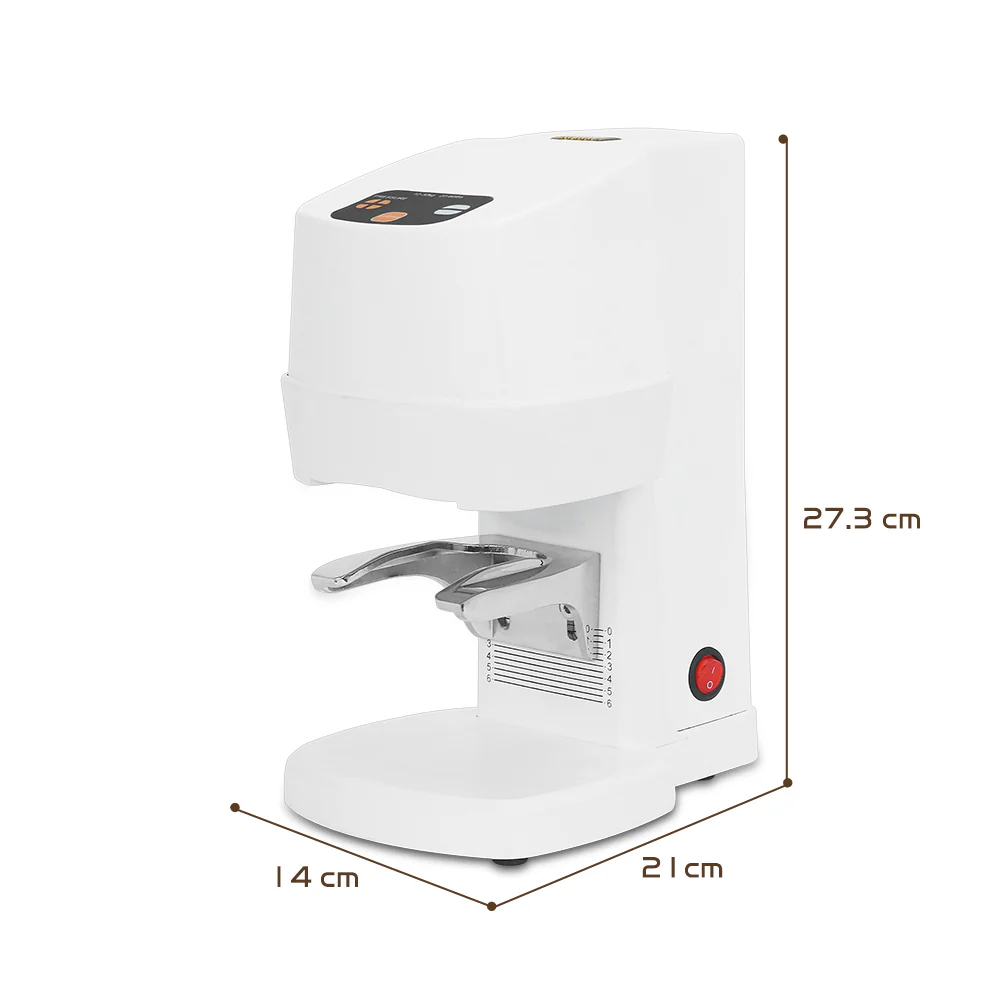 Automatic Coffee Tamper Machine (58mm) in Black/White - Image 3
