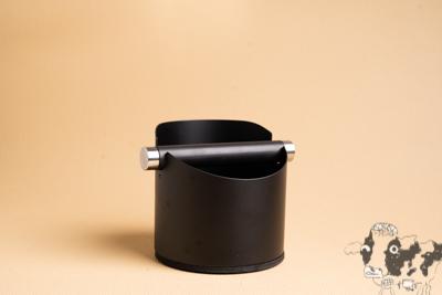 Round Stainless Steel Knock Box - Image 2