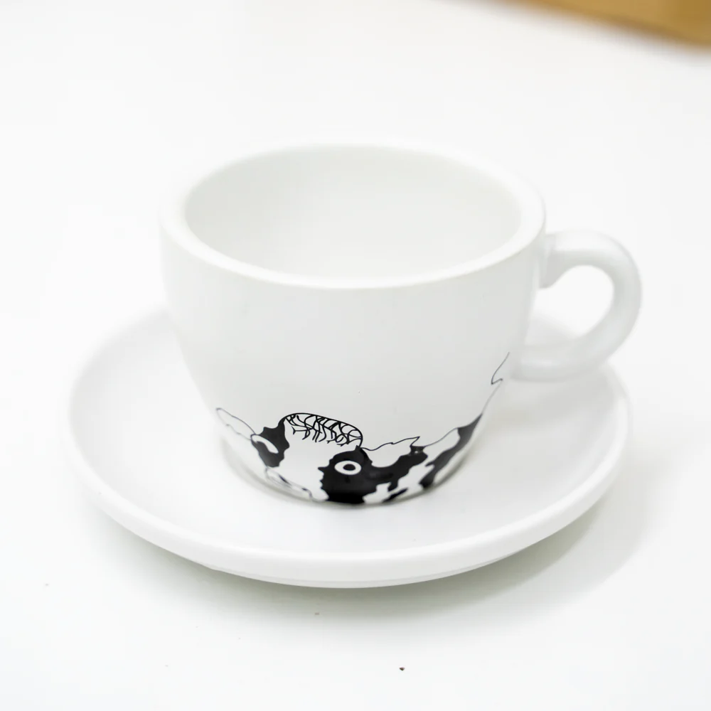 Cappuccino Cup with Saucer (65ml, 180ml, 280ml) - Image 3