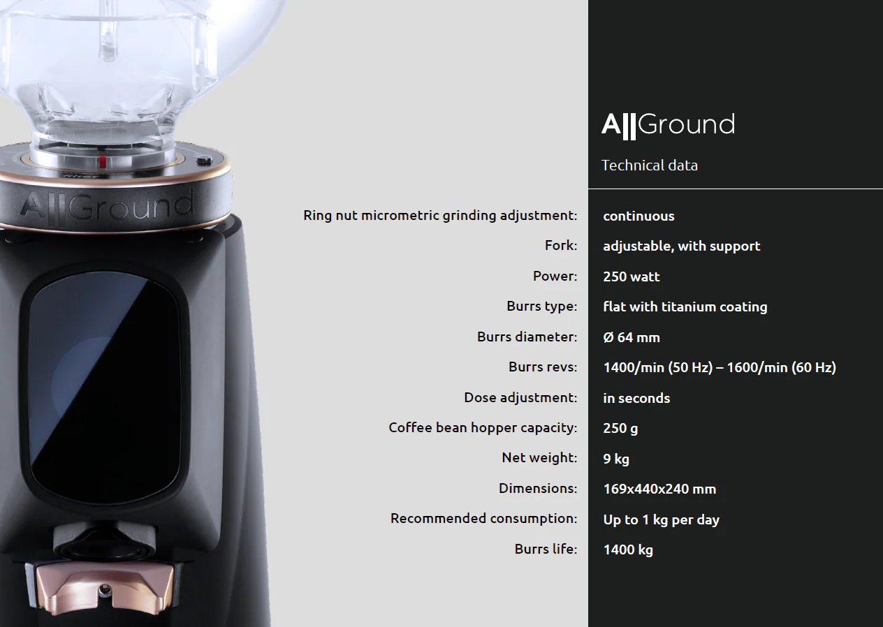 Fiorenzato Allground Coffee Grinder - Image 3