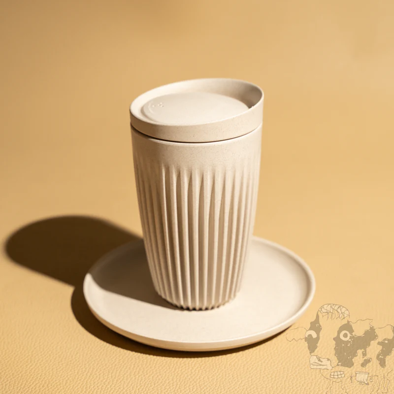 Huskee Cup 12OZ (Charcoal/Natural) - Image 3