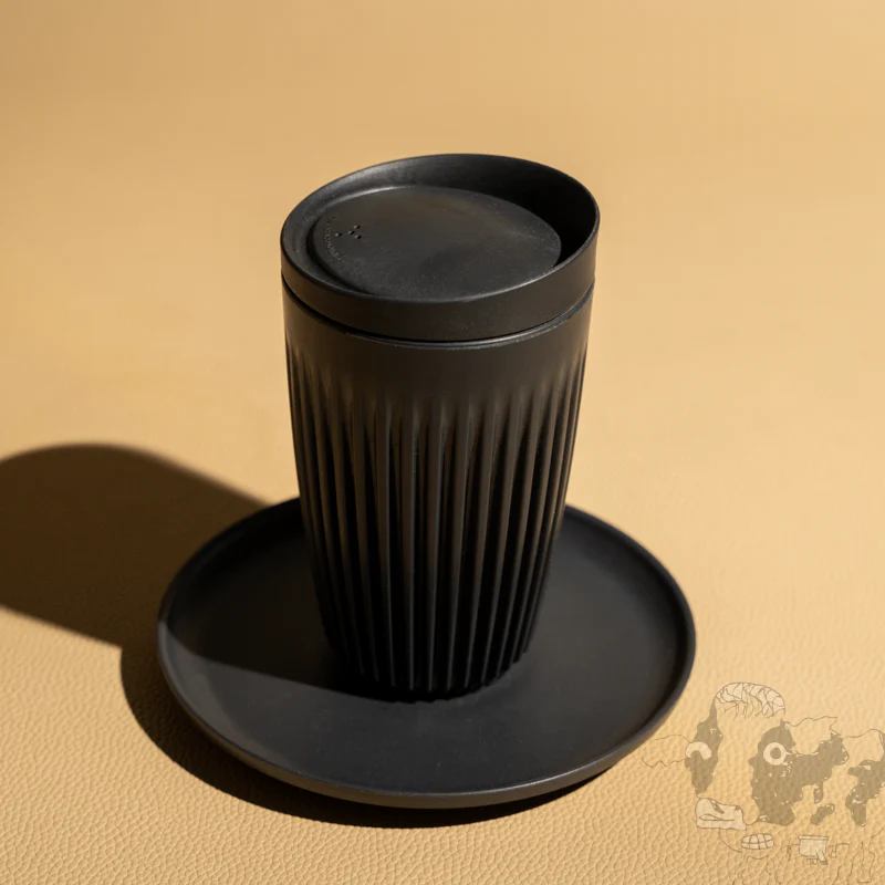 Huskee Cup 12OZ (Charcoal/Natural) - Image 5