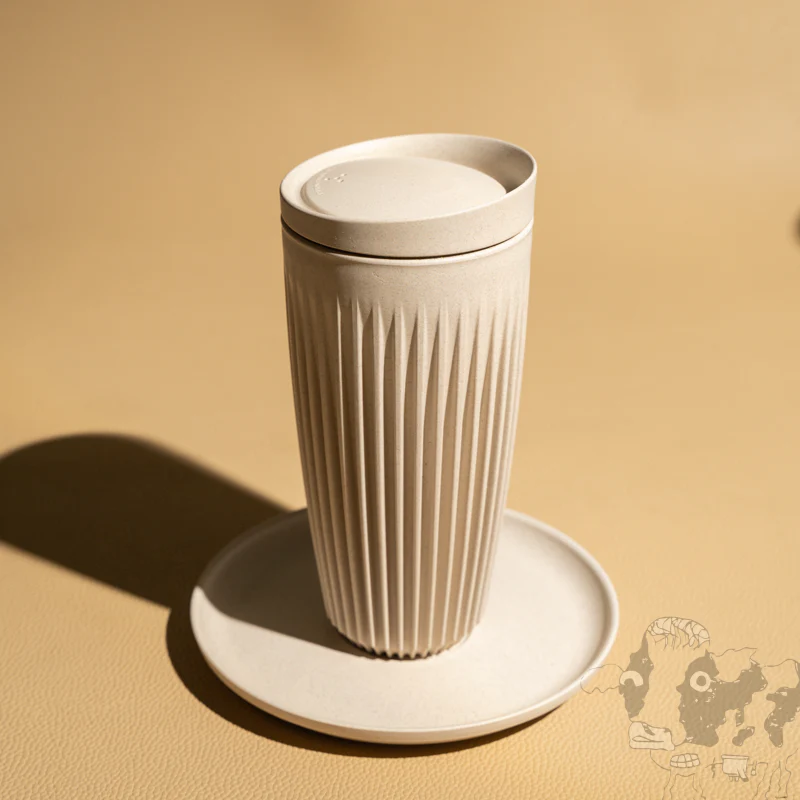 Huskee Cup 16OZ (Charcoal/Natural) - Image 3