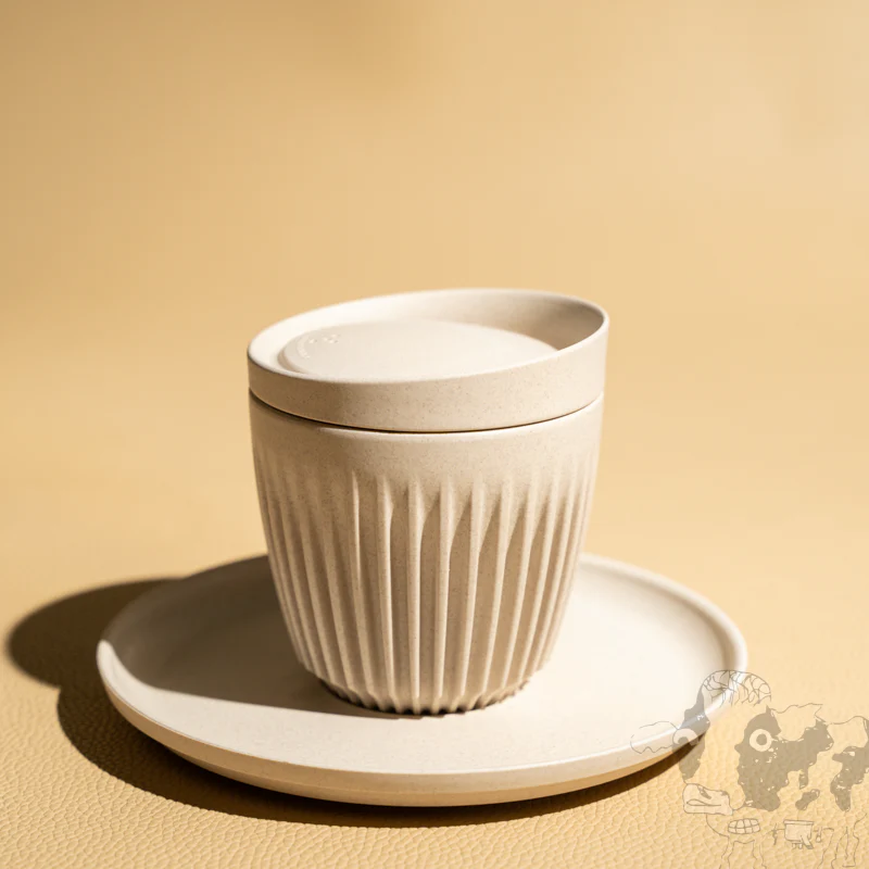Huskee Cup 6OZ (Charcoal/Natural) - Image 3