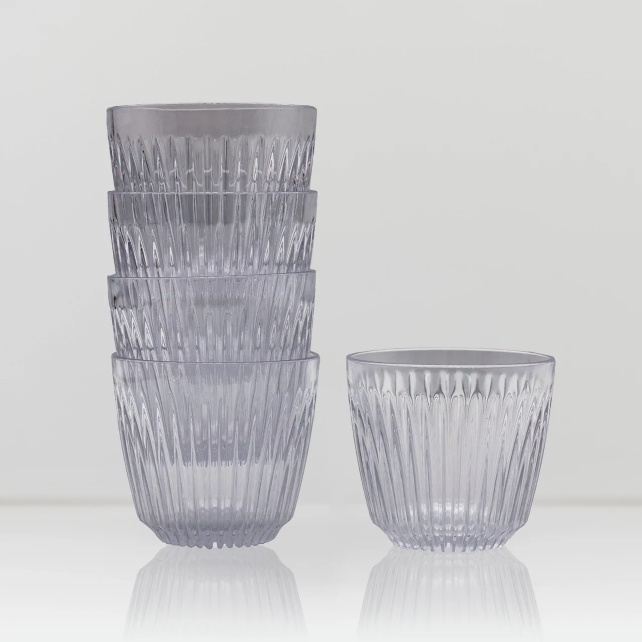 HUSKEE Renew 6oz Clear Cups - Image 2