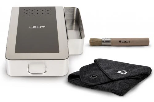 LELIT Rectangular Stainless Steel Knock Box with Pull out Drawer - Image 2