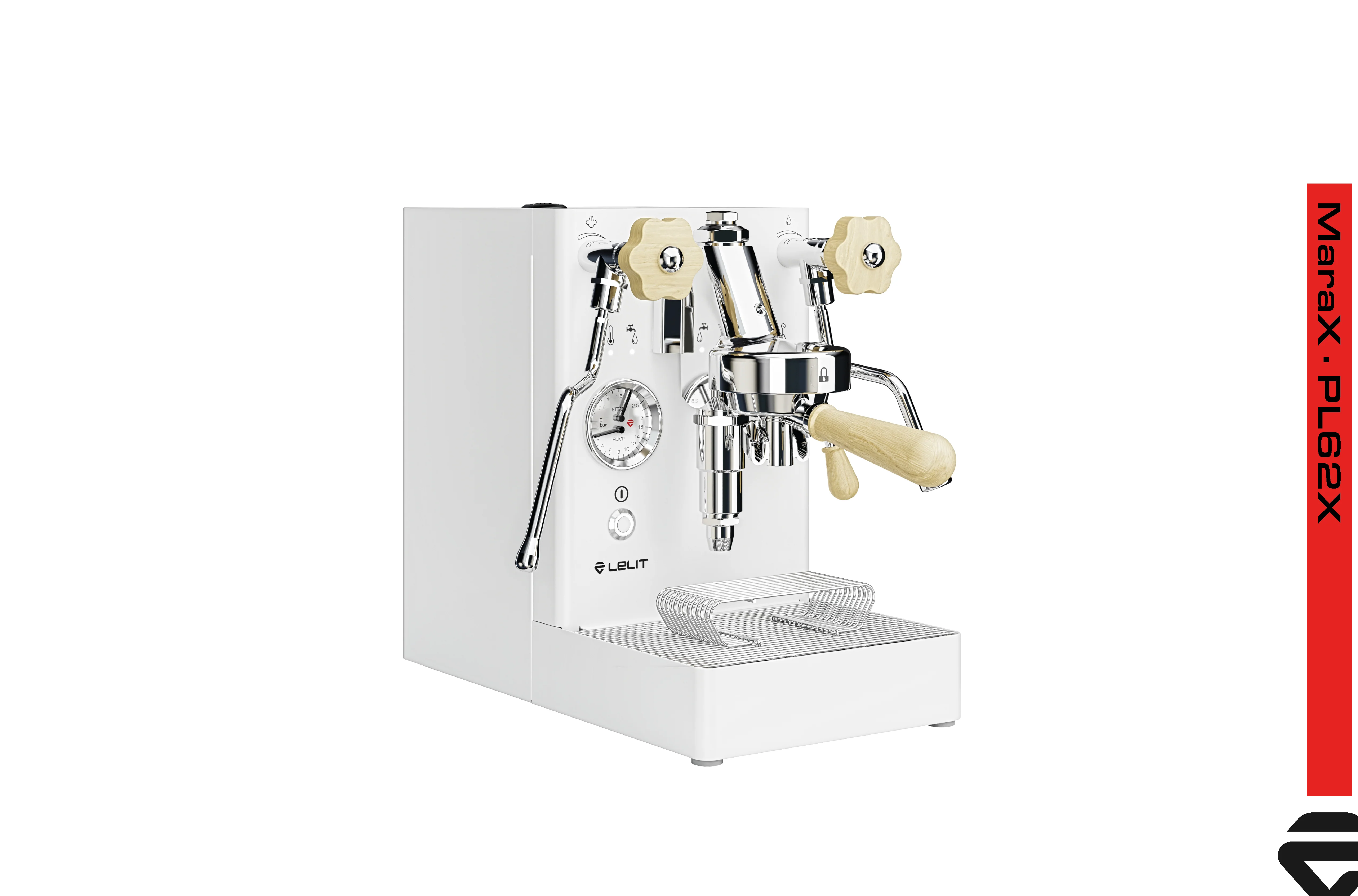 Lelit MARAX PL62X V2 E61 Heat Exchanger Coffee Espresso Machine (Steel/White/Black) - Image 4