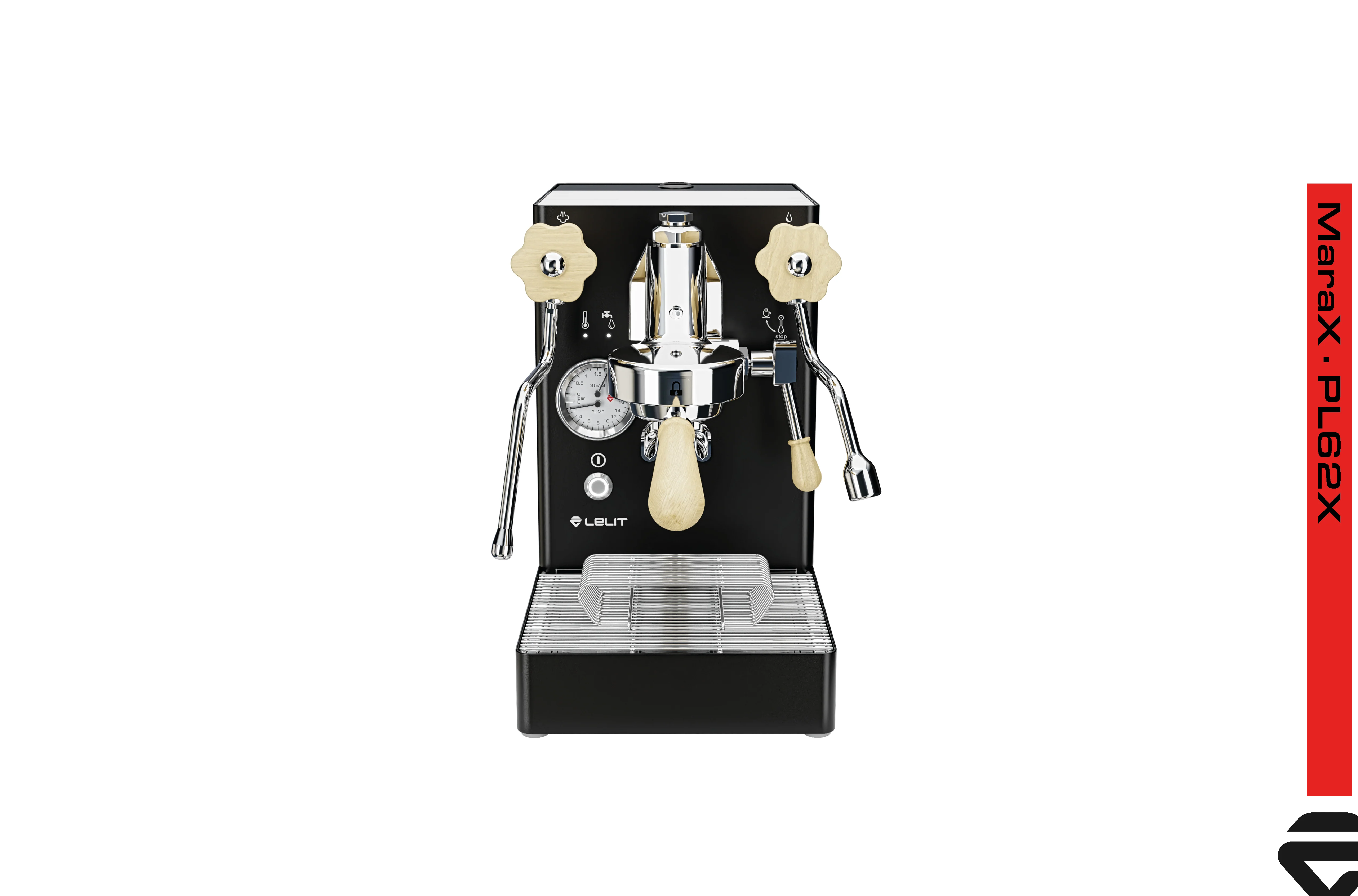 Lelit MARAX PL62X V2 E61 Heat Exchanger Coffee Espresso Machine (Steel/White/Black) - Image 9
