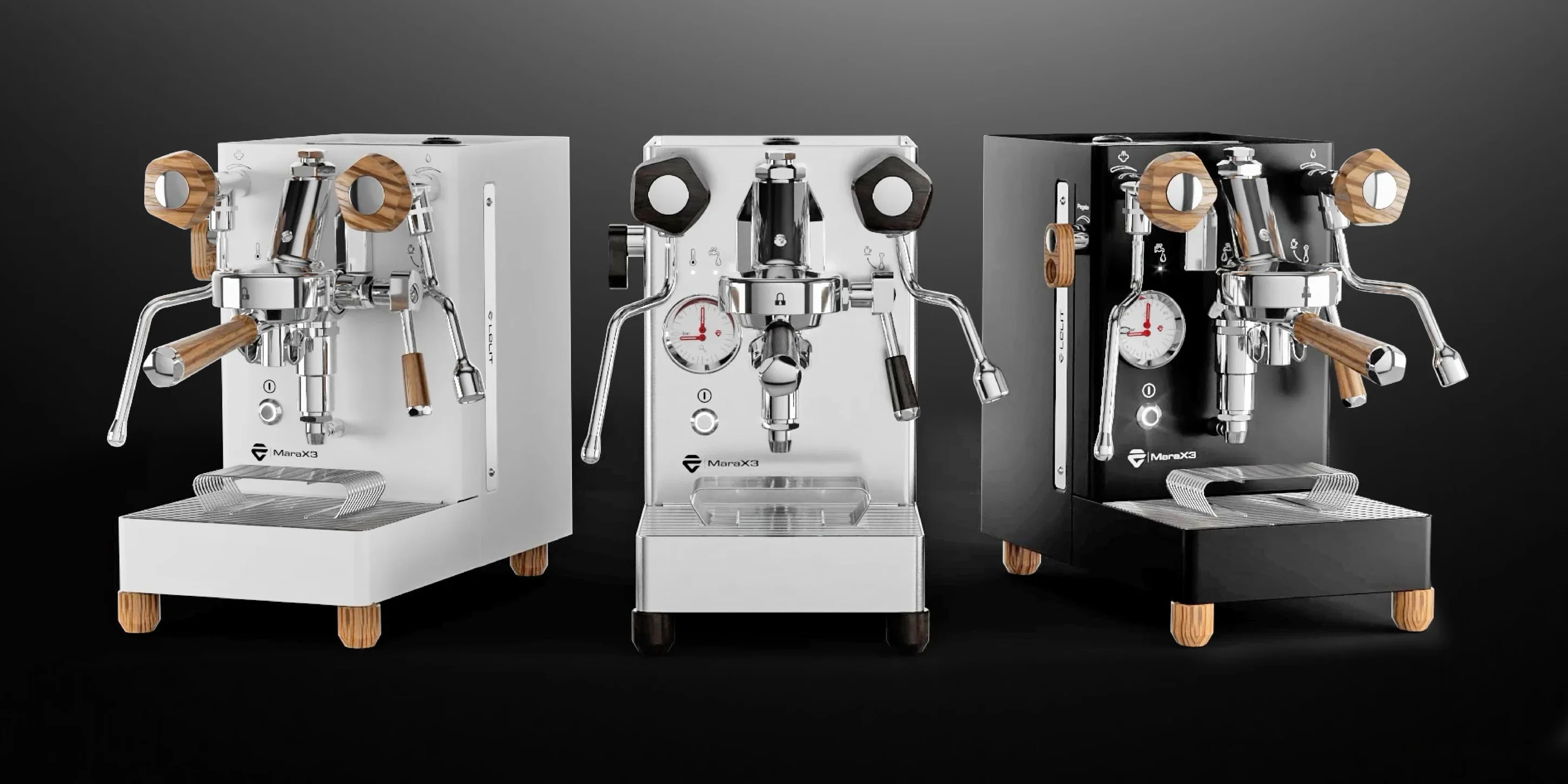 Lelit MARAX V3 PL62X3 E61 Heat Exchanger Coffee Espresso Machine (Steel/White/Black) - Image 2
