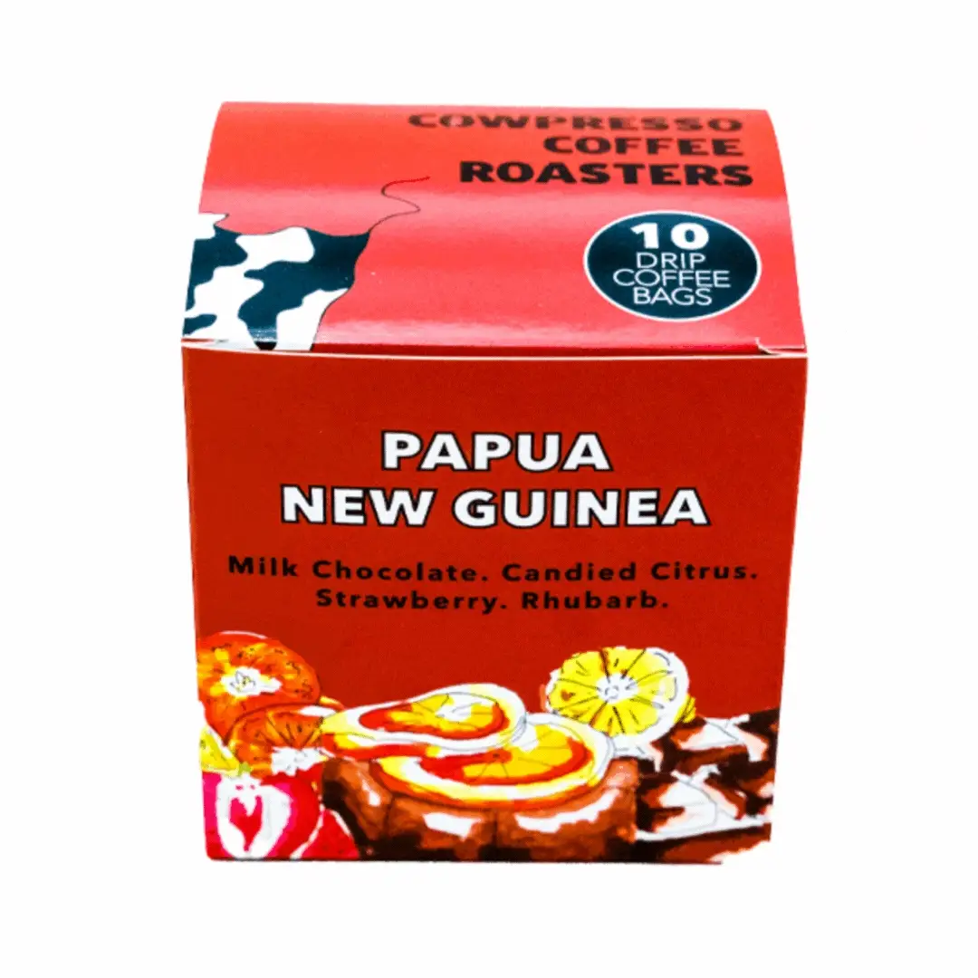 Papua New Guinea Peaberry Coffee Nitrogen Flushed Drip Bags - Image 3